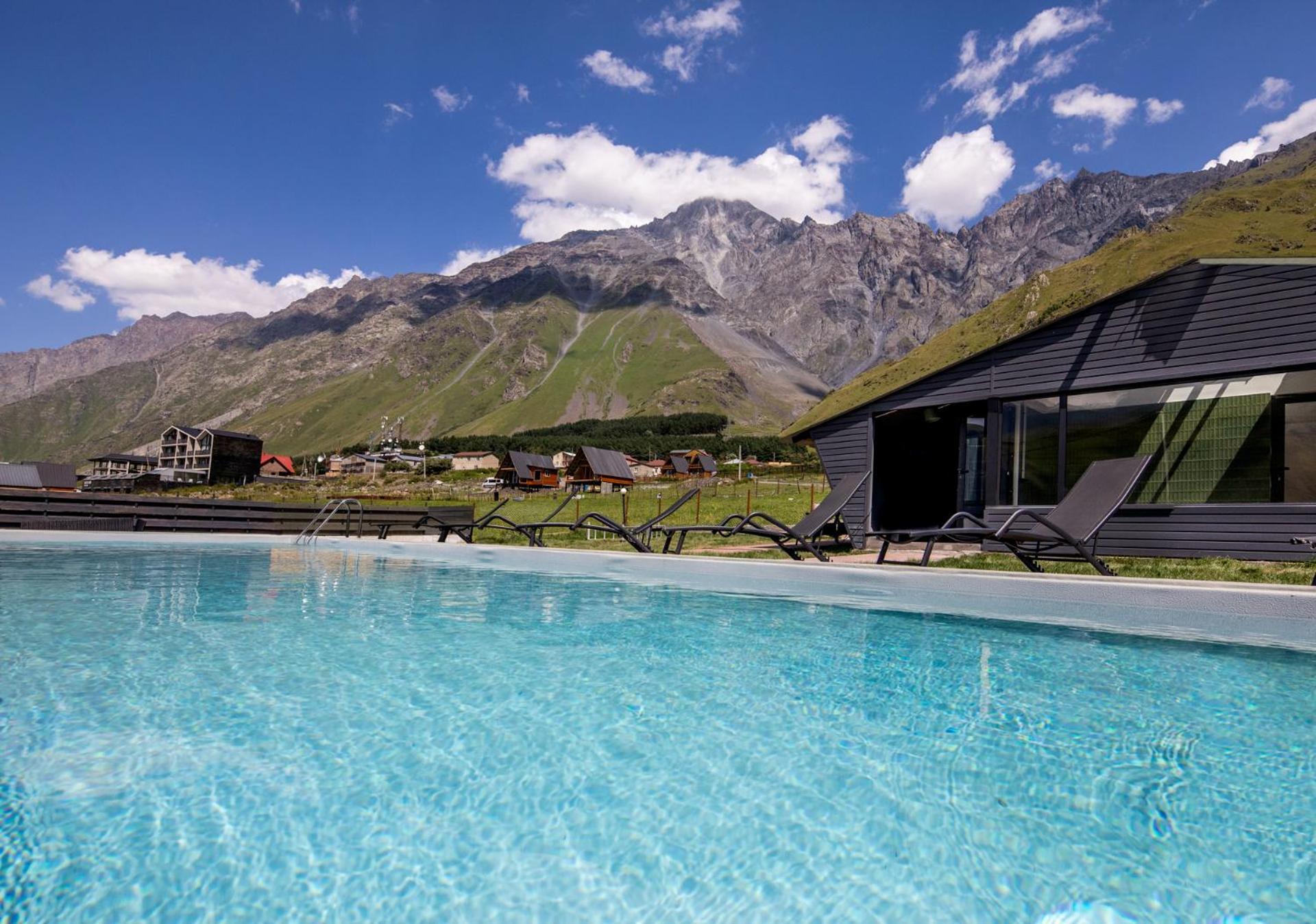 Kazbegi Targmani Cottages Exterior foto